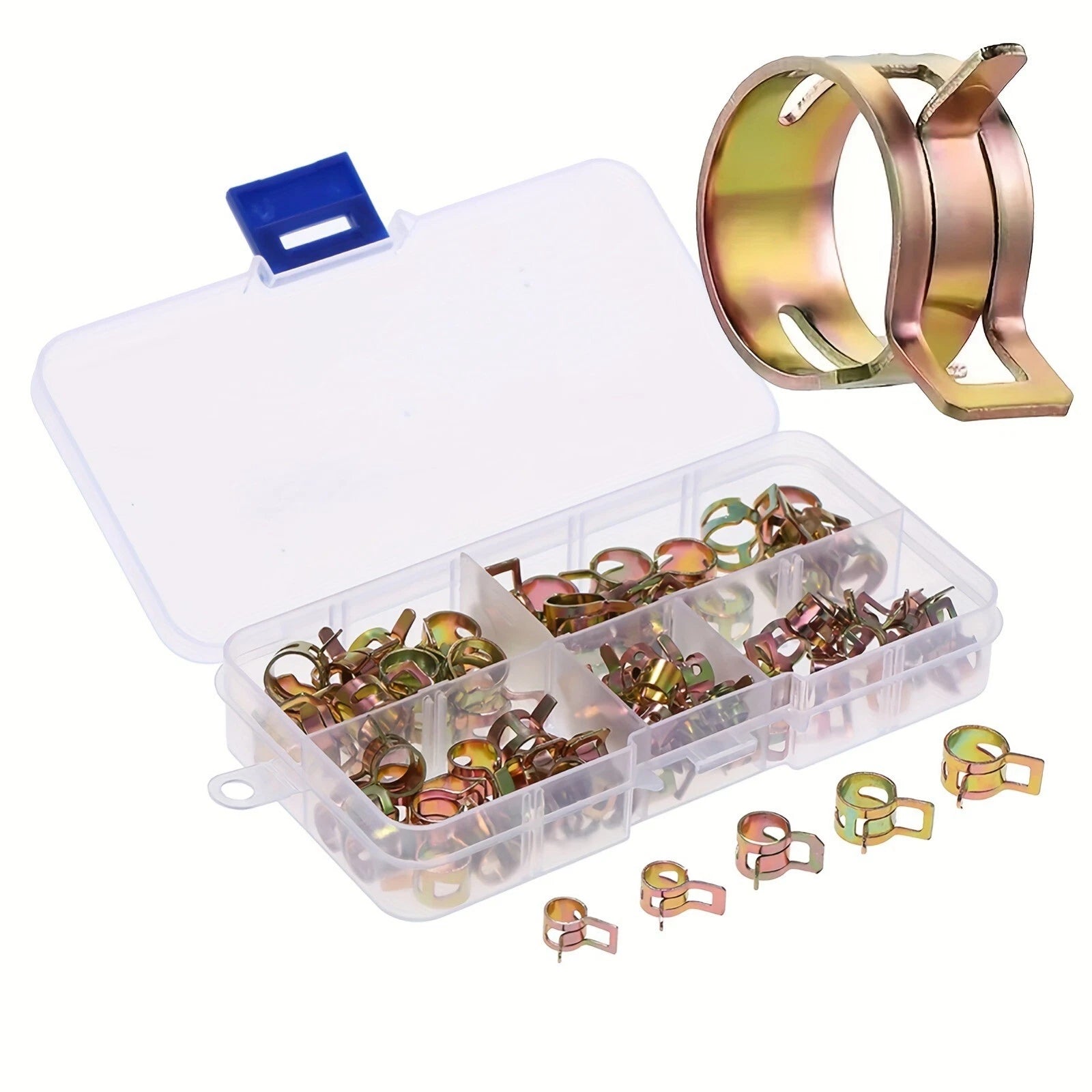 Spring Fuel Oil Water Hose Clip Pipe Tube Band | Built Supply Co