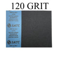 100pc Wet Dry Sandpaper 120 Grit - Silicon Carbide by Unbranded