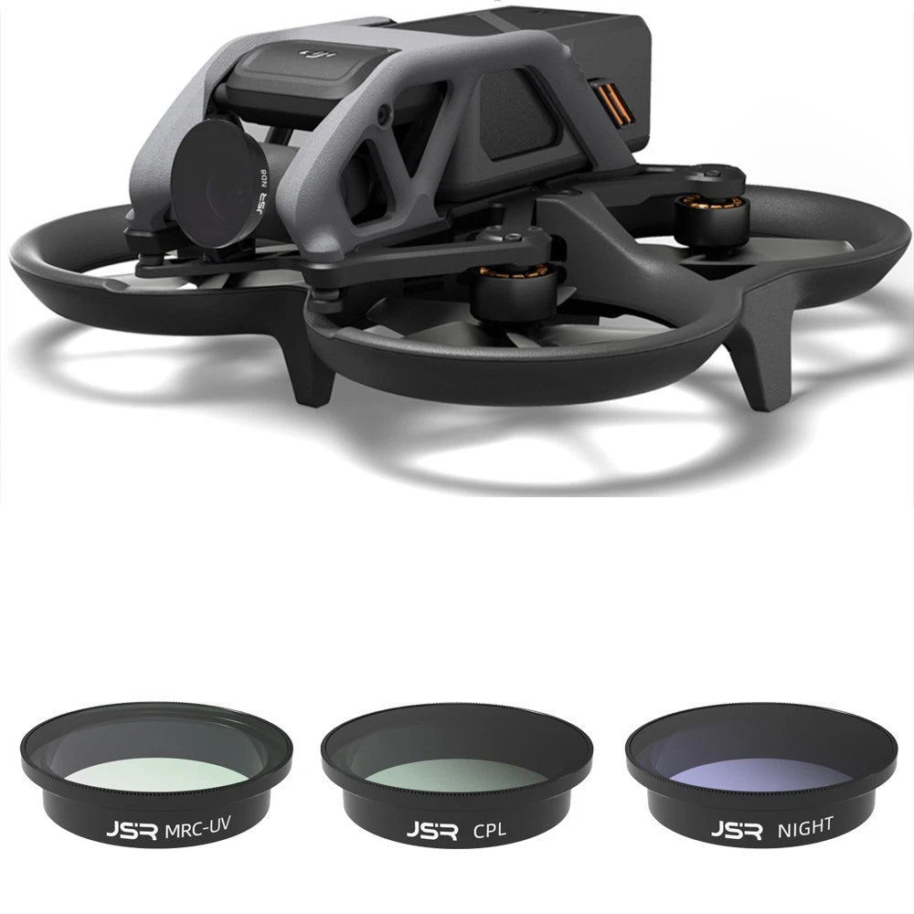 1*optical Glass Uv Cpl Nd8 16 32 Star Night Lens Filter For Dji Avata