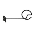 Gloss Black Hat Holder For Gridwall Panel Single Cap Display Hook