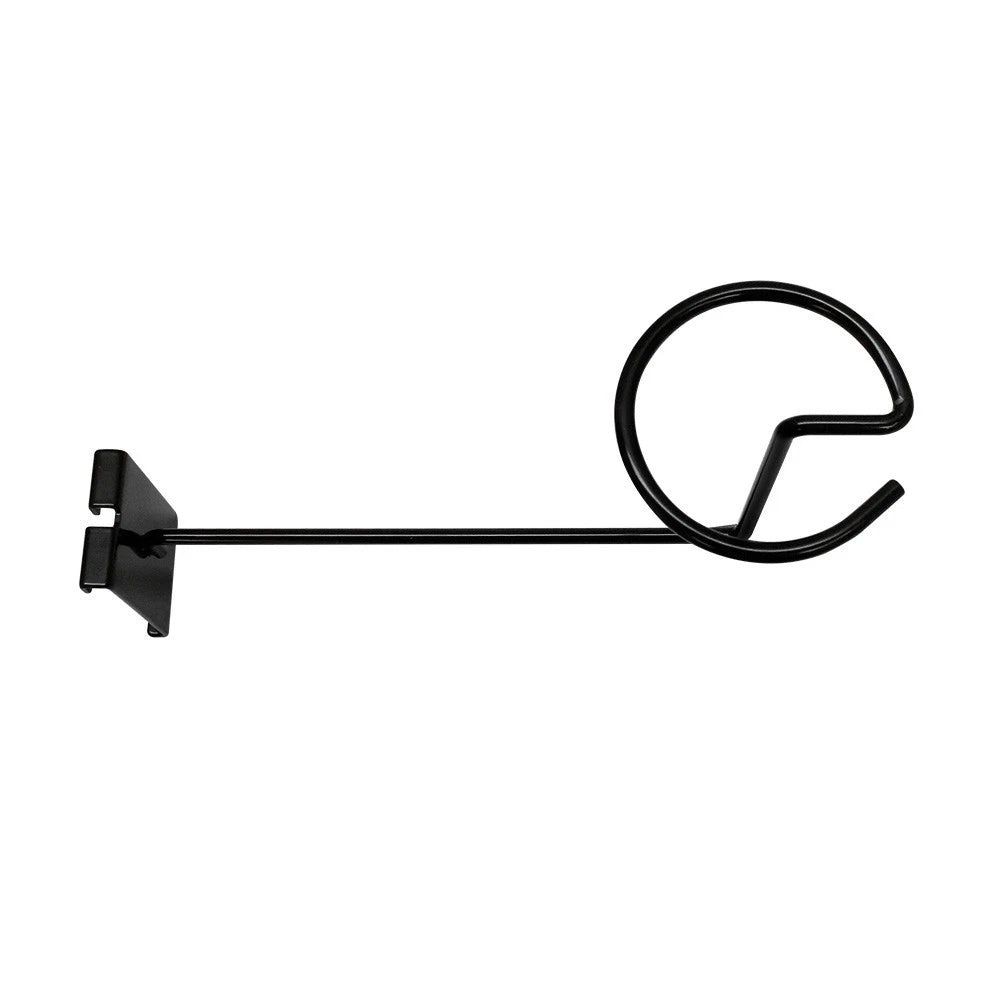 Gloss Black Hat Holder For Gridwall Panel Single Cap Display Hook