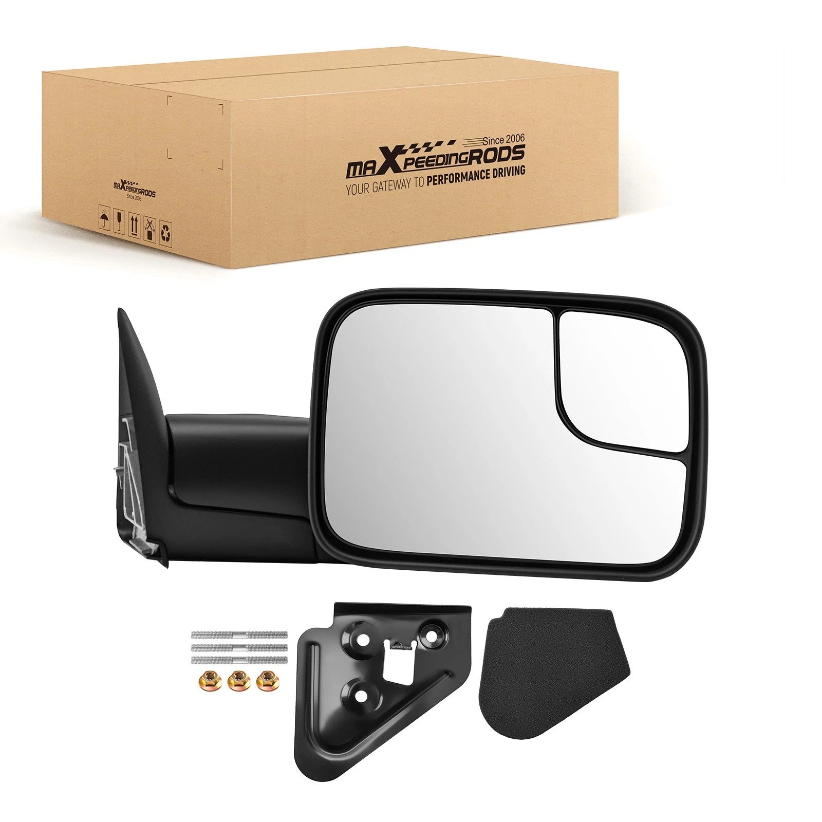 Manual Adjusted Side Mirror for Dodge Ram 1500/2500/3500 94-97 55155007
