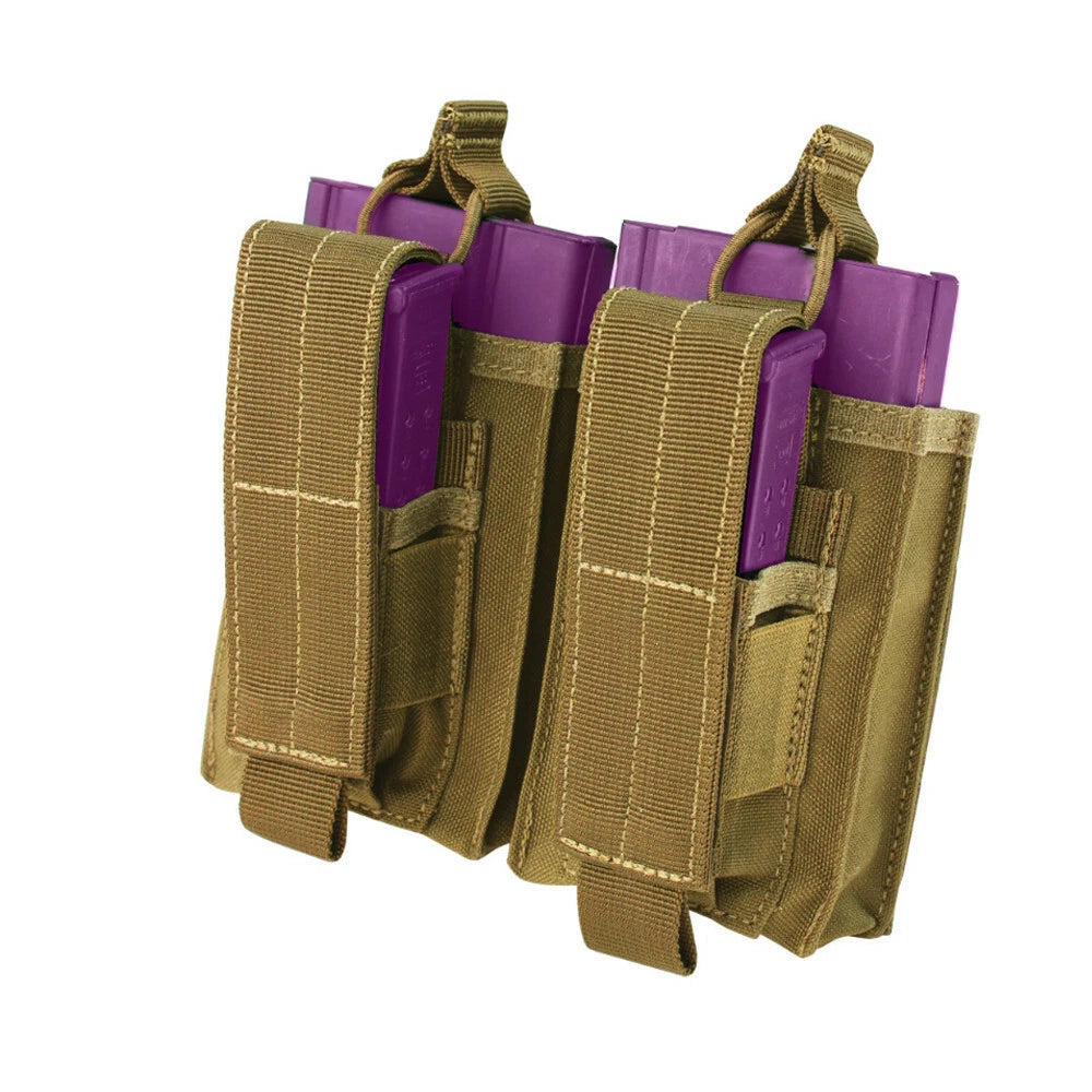 Double Kangaroo Mag Pouch Coyote Tactical Molle