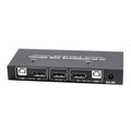 Displayport Kvm Switch, 2 Port 4k/60hz Dp Usb Kvm Switcher, Share 1