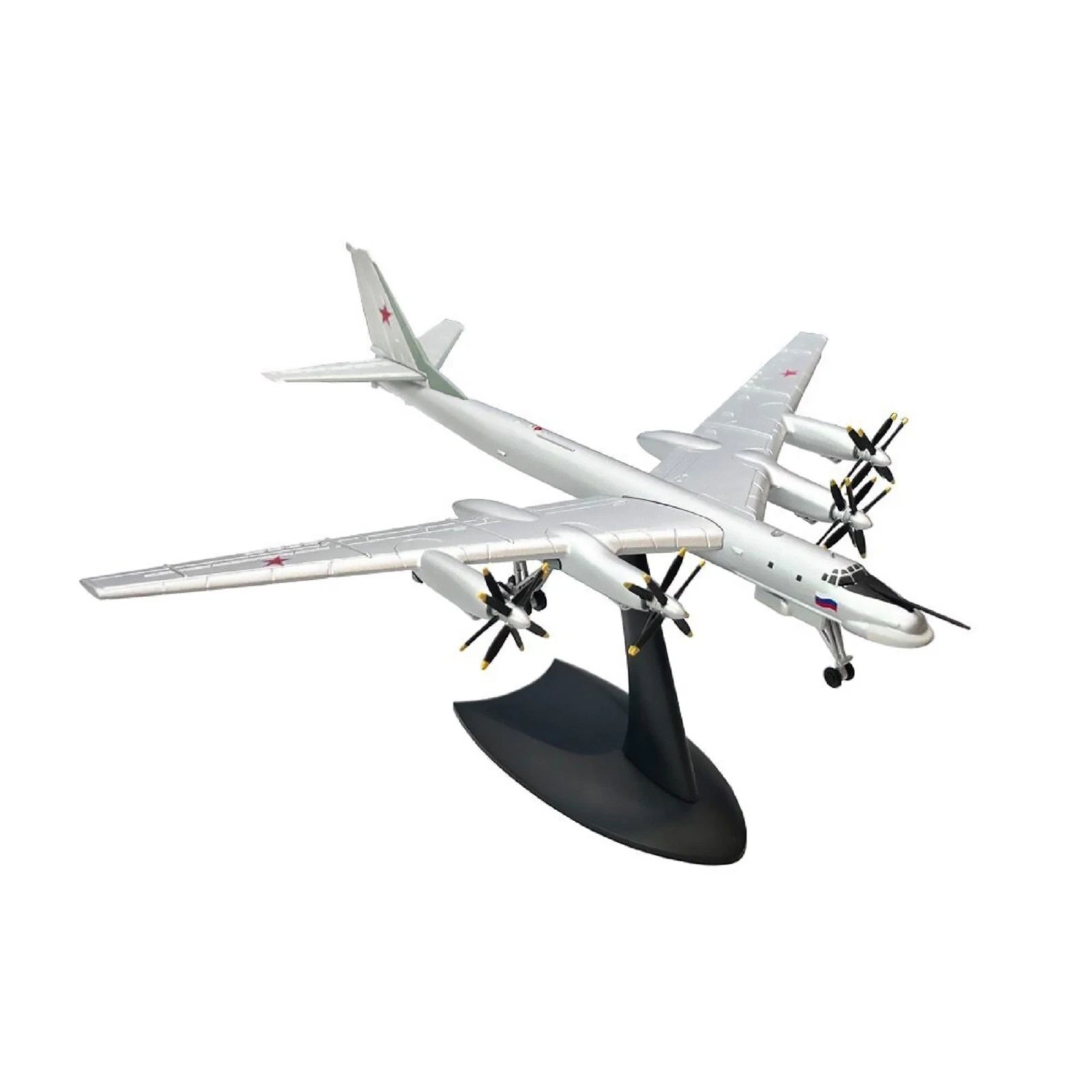 1:200 Tupolev Tu-95 Bear Type Strategic Bomber Airplane Military