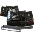 Smoked Housing Led Headlight+ambe<wbr/>r Corner+drl | Built Supply Co