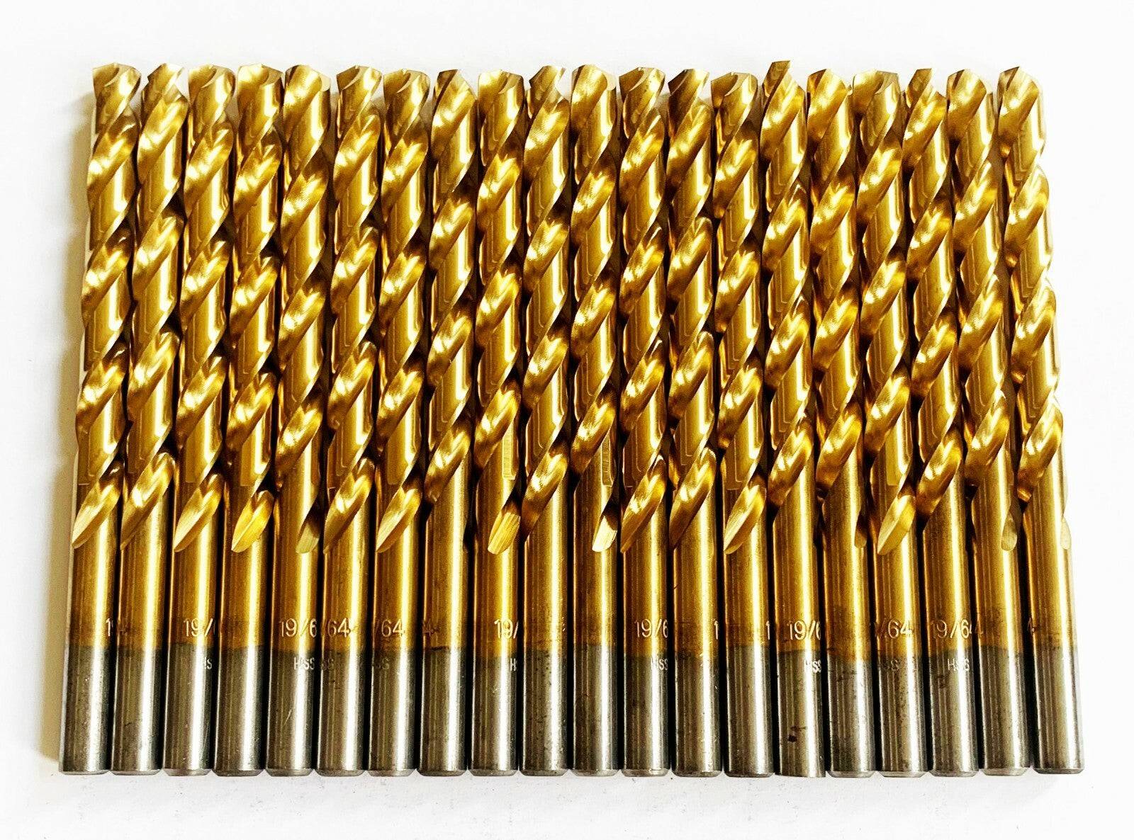 Disston Titanium 19/64" Drill Bits - 20 Pack