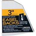 Lineco Easel Back Self Adhesive White 3" (7.6cm) 25 Pack