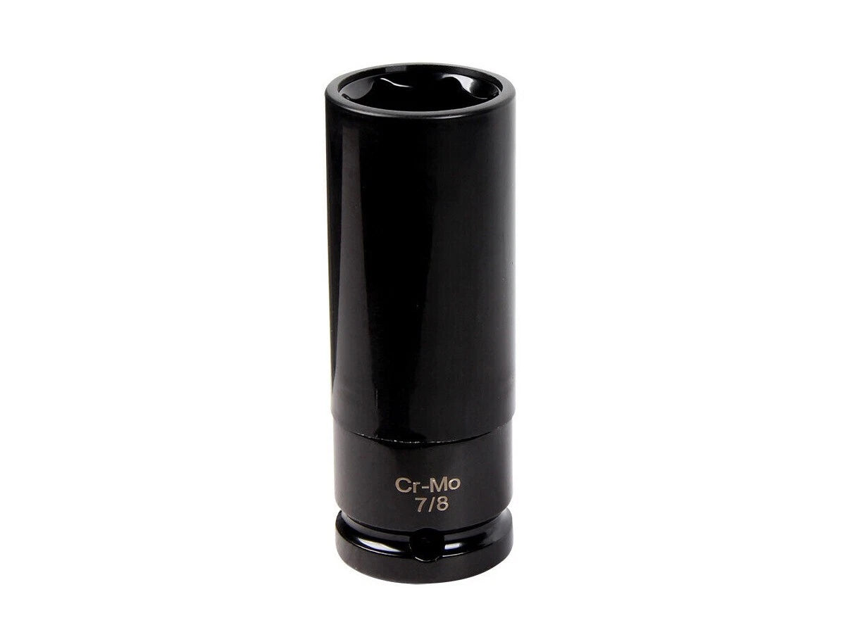 7/8" Alloy Wheel Nut Socket For Tesla 85mml 6pt 1/2" Dr. Cr-mo
