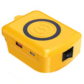 Wireless Charger Adapter W/usb&type-c Port For Dewalt 20V Batteries