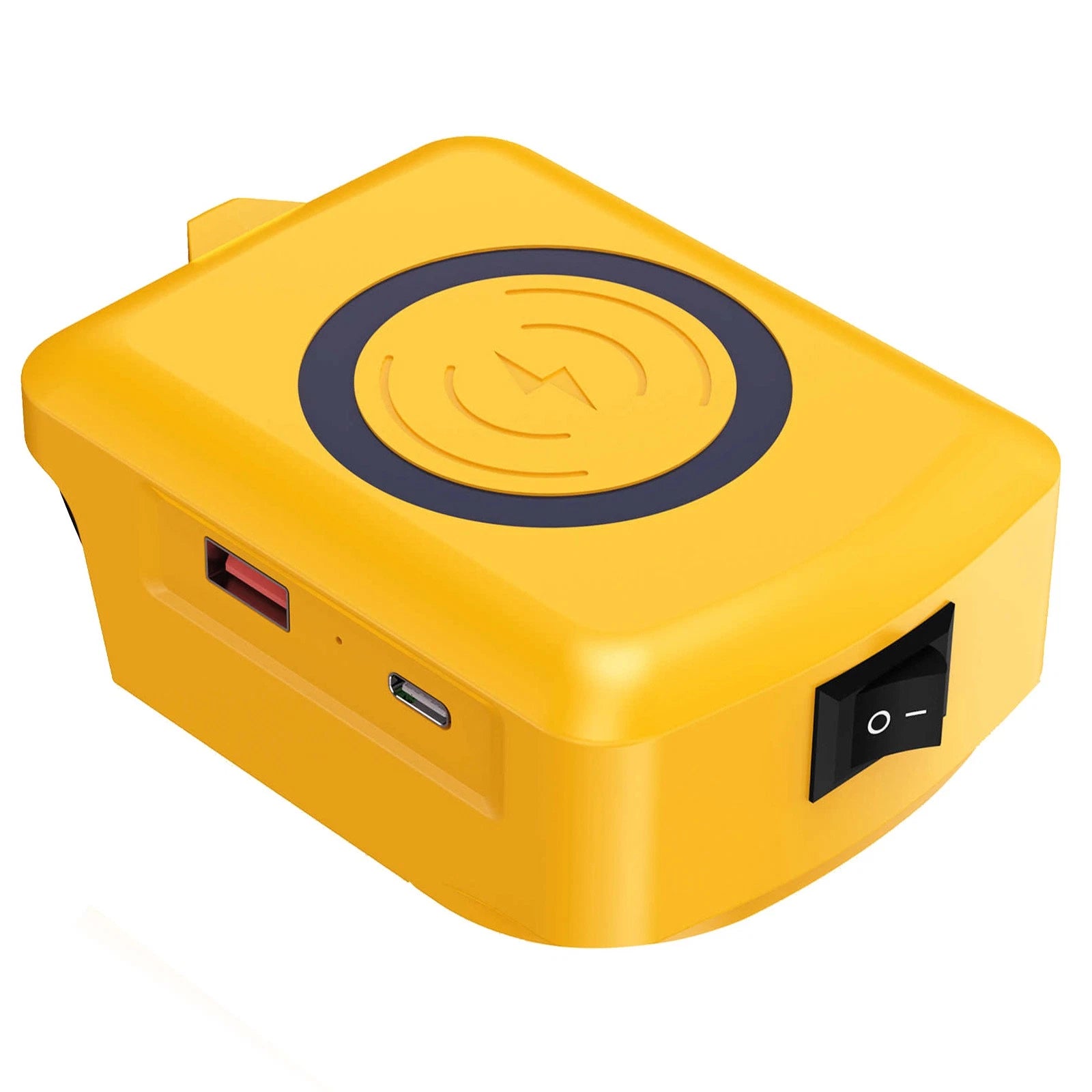 Wireless Charger Adapter W/usb&type-c Port For Dewalt 20V Batteries