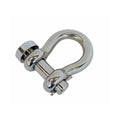 Mil-spec 3/8" Round Pin Anchor Shackle 1,500lb Wll Forged Stainless