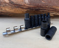 7pc 1/2" Drive Thin Wall Torque Socket Set by Unbranded