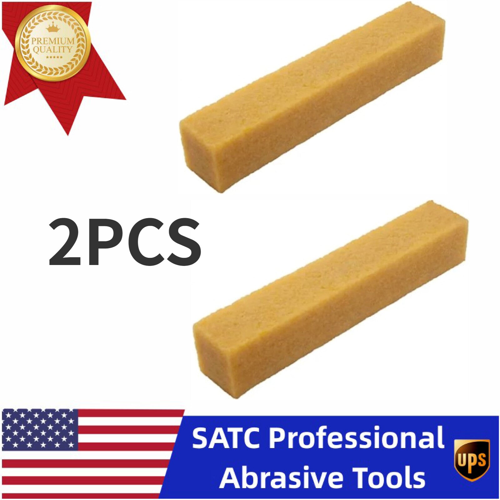 2pcs 1" x 1" x 6" Abrasive Cleaning Stick by Unbranded