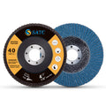 20PCS 4-1/2 Zirconia Flap Sanding Disc 40 Grit 4.5in For Grinder