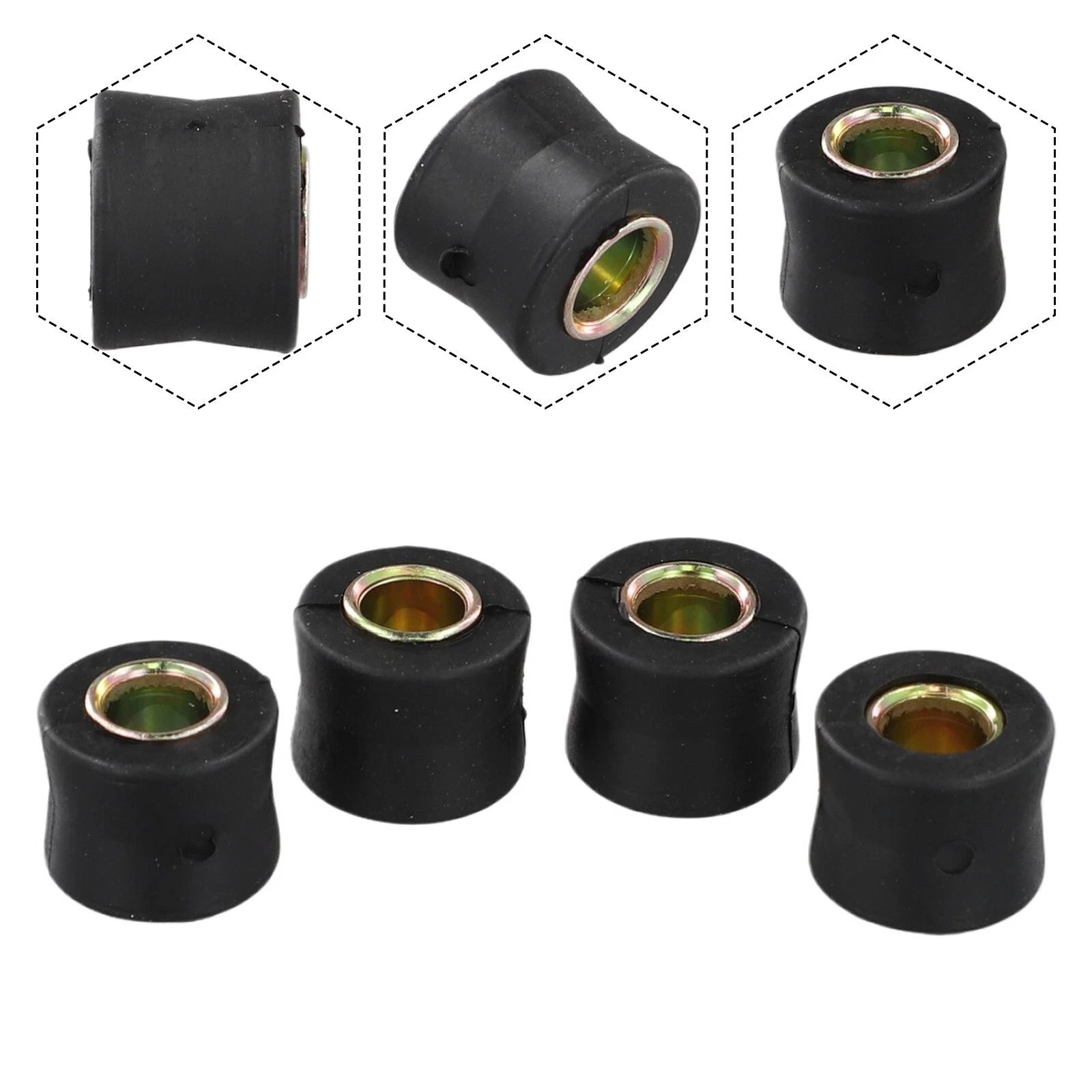 10mm Rubber Shock-absorber Suspension Bushes-brush | Built Supply Co