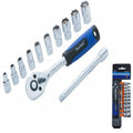 Bluespot 12 Pc Metric Socket 1/4" Drive Ratchet Extention Bar Set 4mm to 13mmOpe