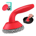 Haushof Cast Iron Scrubber With Long Handle Chainmail Scrubber Cast