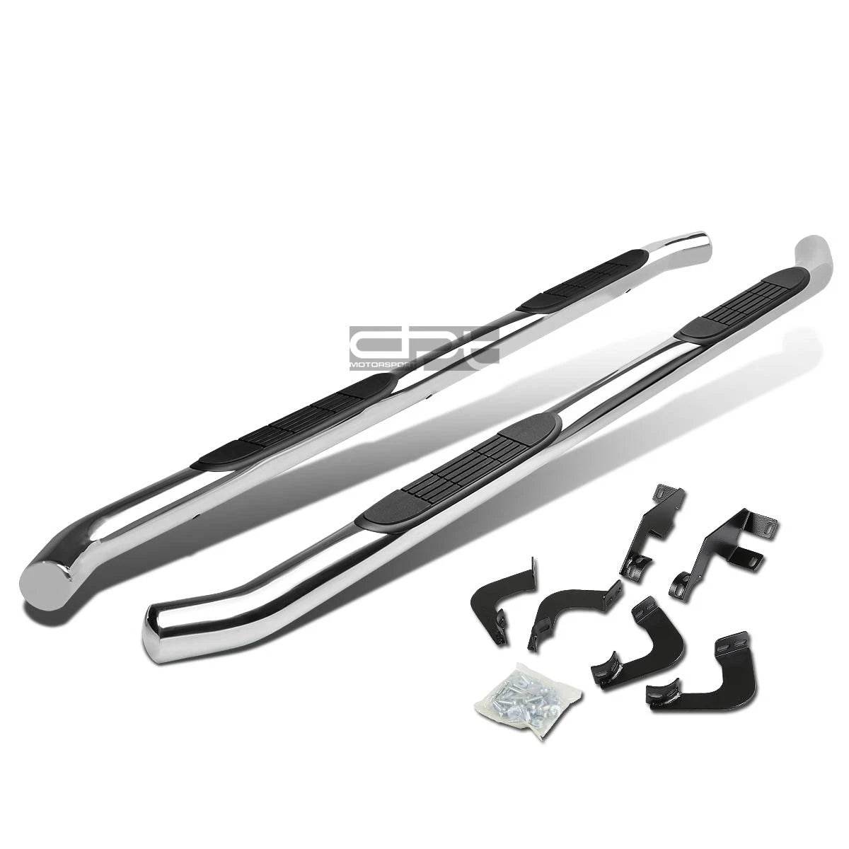 Fit 05-20 Toyota Tacoma Double Cab Chrome 3" Side | Built Supply Co