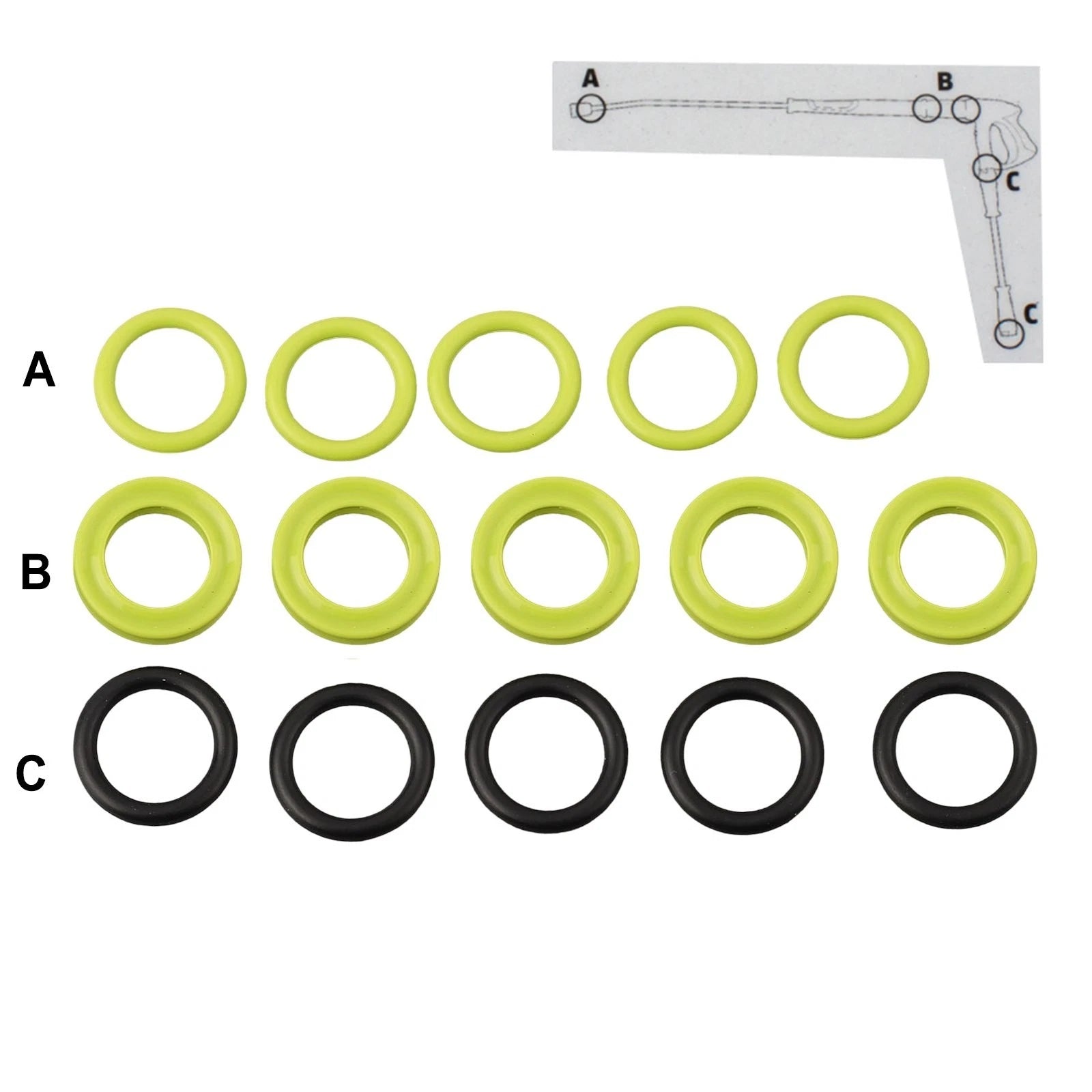 Silicone Seal Industrial Sealing Set 2.880-001.0 For Karcher Easyforce