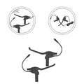 For Folding Electric Scooter Brake Lever Alloy Off With For 2 Pin