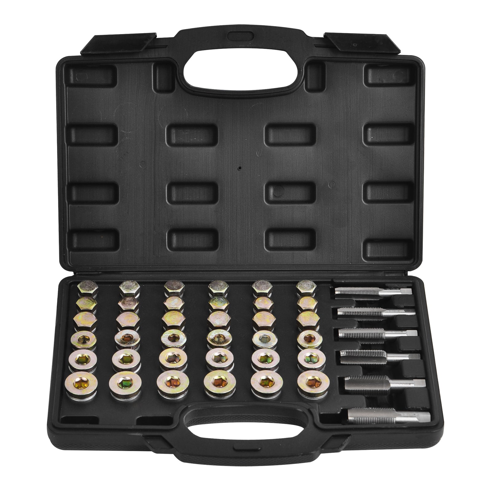 114PCS Oil Pan Thread Repair Set Sump Drain Plug Key Professional Tool