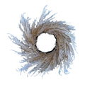 Faux Pampas Wreath 24" Door Decor Home Interior Silk Boho Style