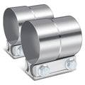 2 X 3" Lap Joint Exhaust Band Clamp Muffler Pipe Sleeve Coupler