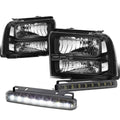 Black Clear Corner Head+bumper+sm<wbr/>oke Led Fog | Built Supply Co