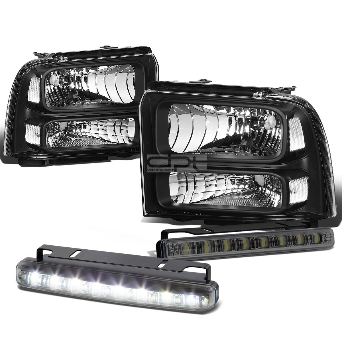 Black Clear Corner Head+bumper+sm<wbr/>oke Led Fog | Built Supply Co