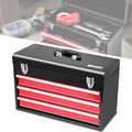 Red 20" 3 Drawers Multiple Storage Tool Box Flat | Built Supply Co