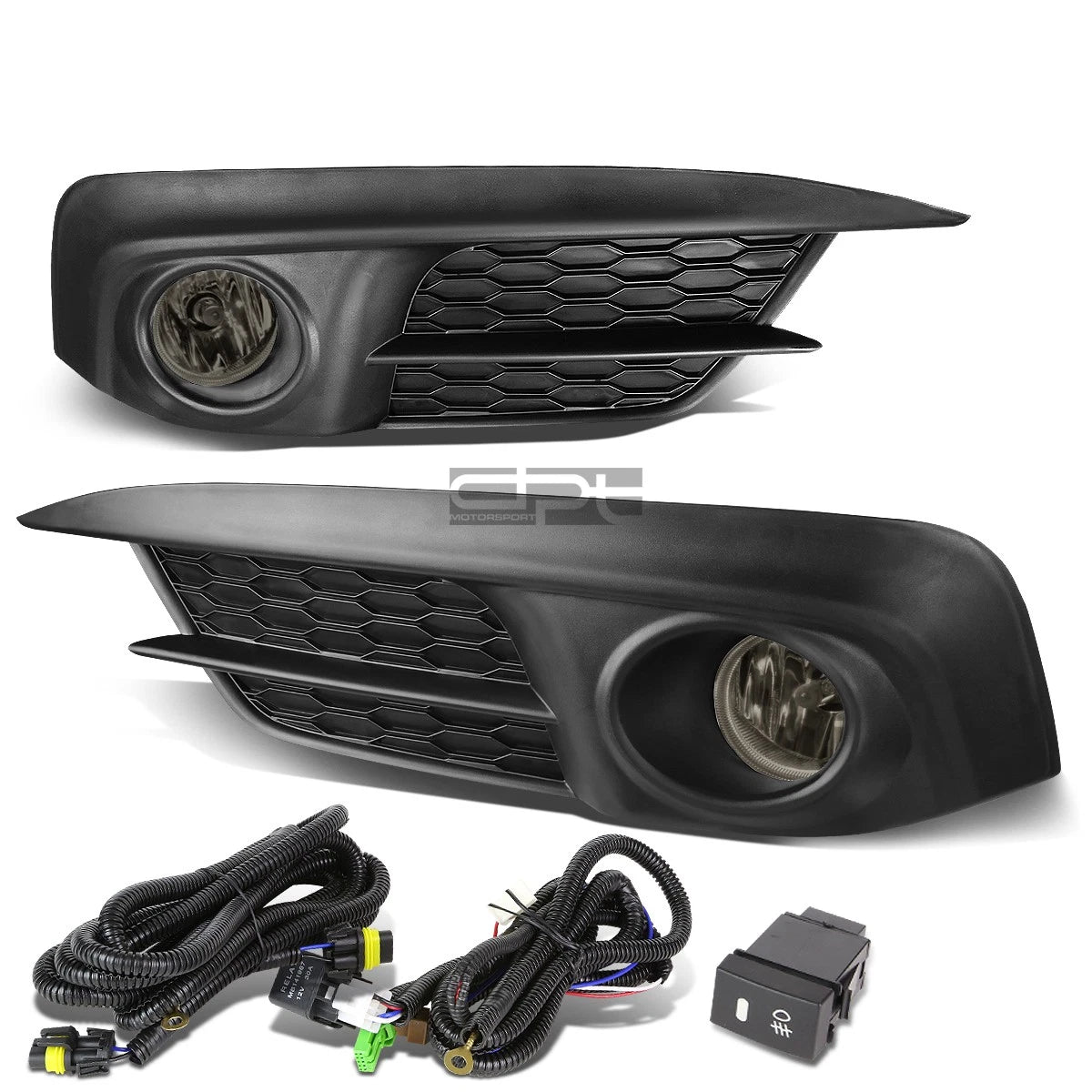 Fit 16+ Civic Fc Smoked Oe Bumper Driving Fog Light | Built Supply Co
