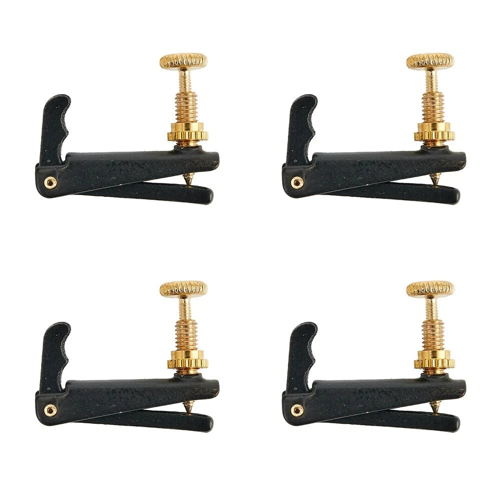 Metal Violin Fine Tuner String Adjuster Tuning Gadget Set For 4/4 3/4