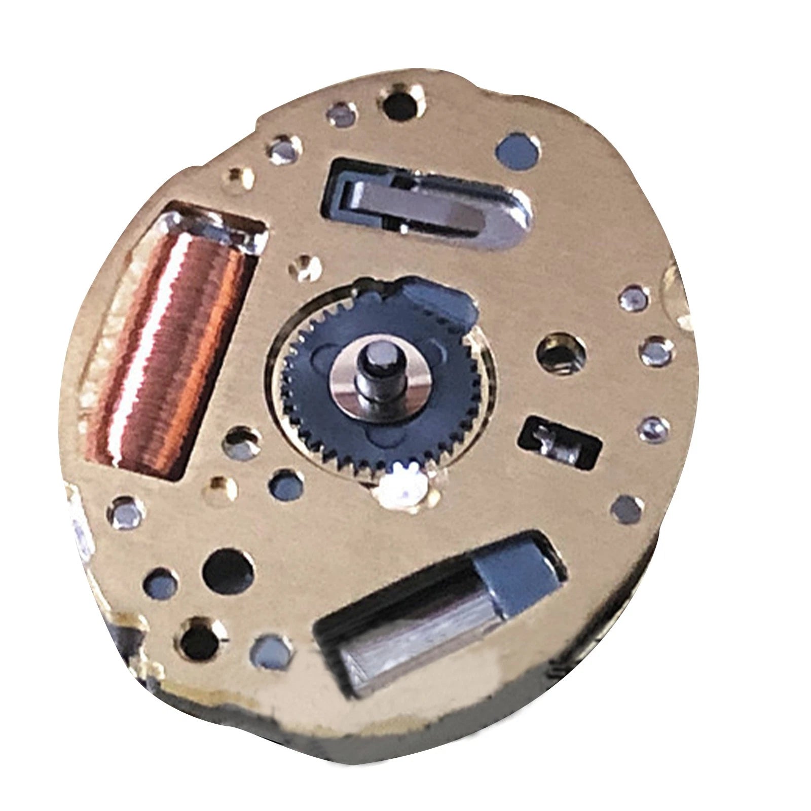 2-hand Thin Quartz Watch Movement With Winding Stem & Battery For