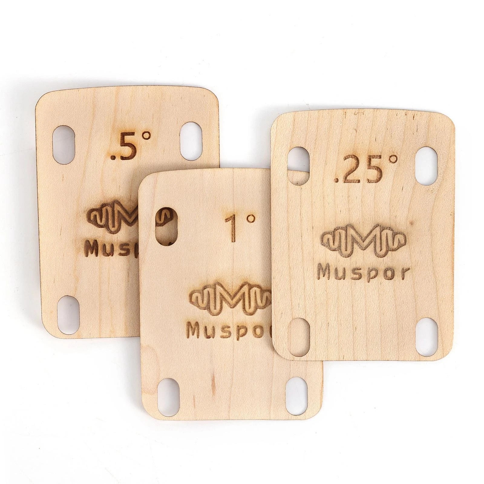 3 In 1 0.25 Degree 0.5 Degree 1 Degree Electric Guitar Neck Shims