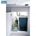 Kitchen Bath Cabinet Removable Pull-out Basket For Cleaning Products