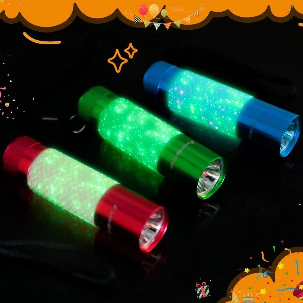 Everbrite 3-pack Aluminum Led Flashlight Glow In Dark Flashlight