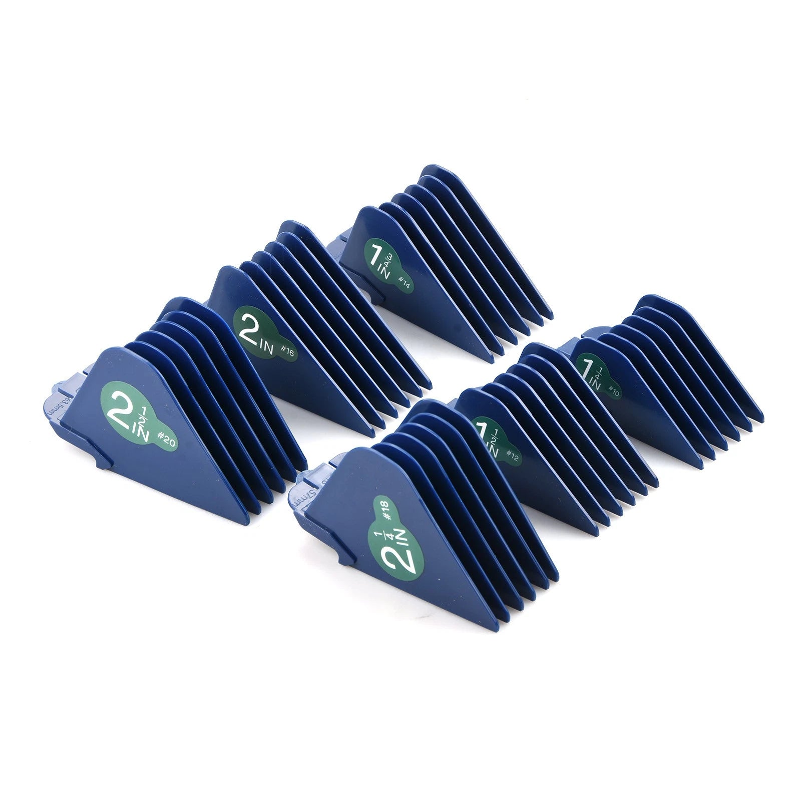 6-size Durable Plastic Clipper Guide Comb Set For Wahl/oster