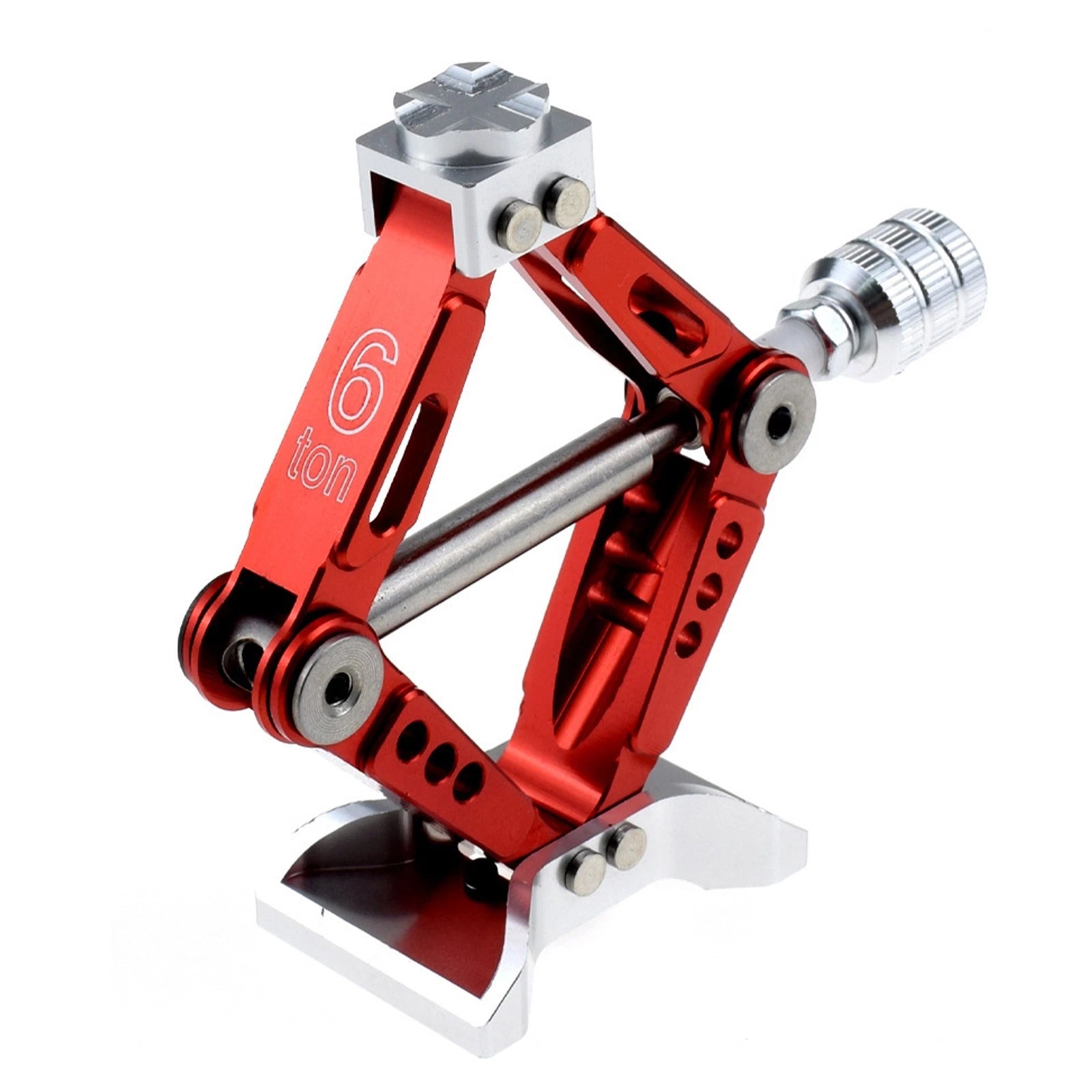 Adjustable 88mm 1/10 Rc Car Aluminum Alloy Simulation Scissor Jack
