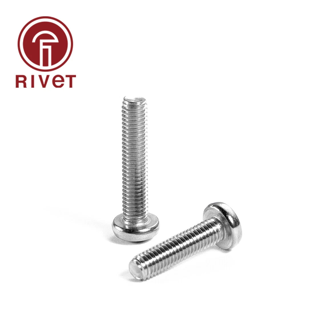Din 7045 304 Stainless Steel Screws Cross Recessed Pan Head M6 M8 M10