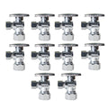 XFITTING 5/8" Compression Angle Stop Valve - 10 Pack