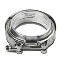 3" Stainless V-Band Clamp+Aluminum Flange For Turbo Down Pipe