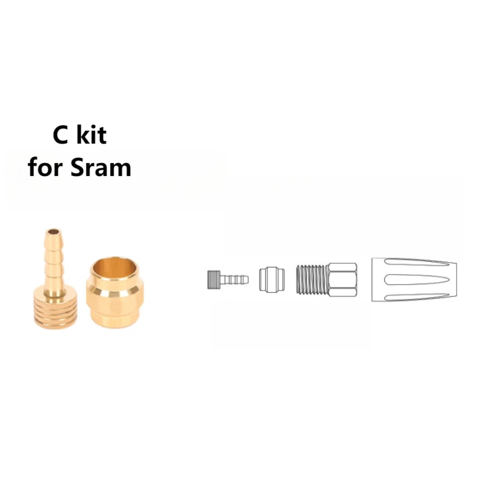 Copper Disc Brake Hose Olive Insert Kit For Bh59 For Bh90 For Sram