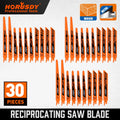 30-piece Reciprocating Saw Blades Set Metal Wood | Built Supply Co
