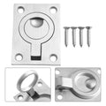 Sleek Stainless Steel Finger Flush Handle For Cupboards And Trap Doors