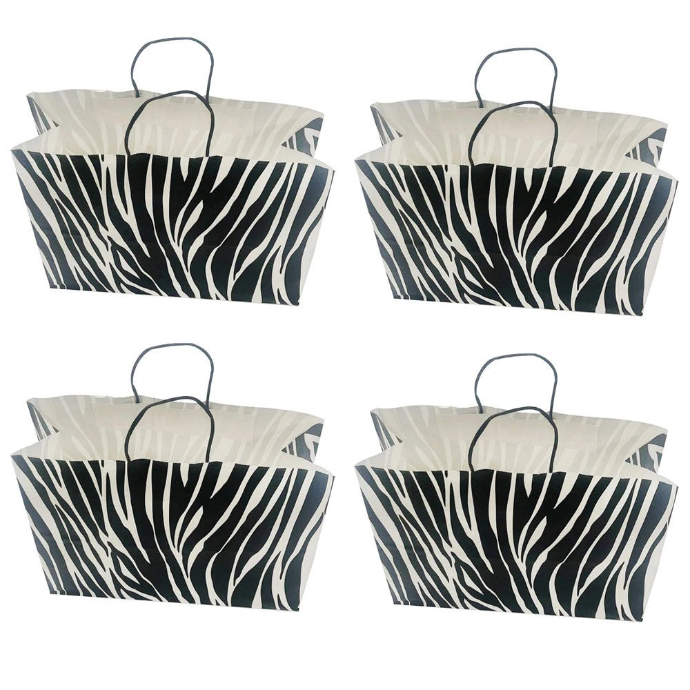 16" Kraft Paper Gift Bag With Twisted-paper Rope Handles For All