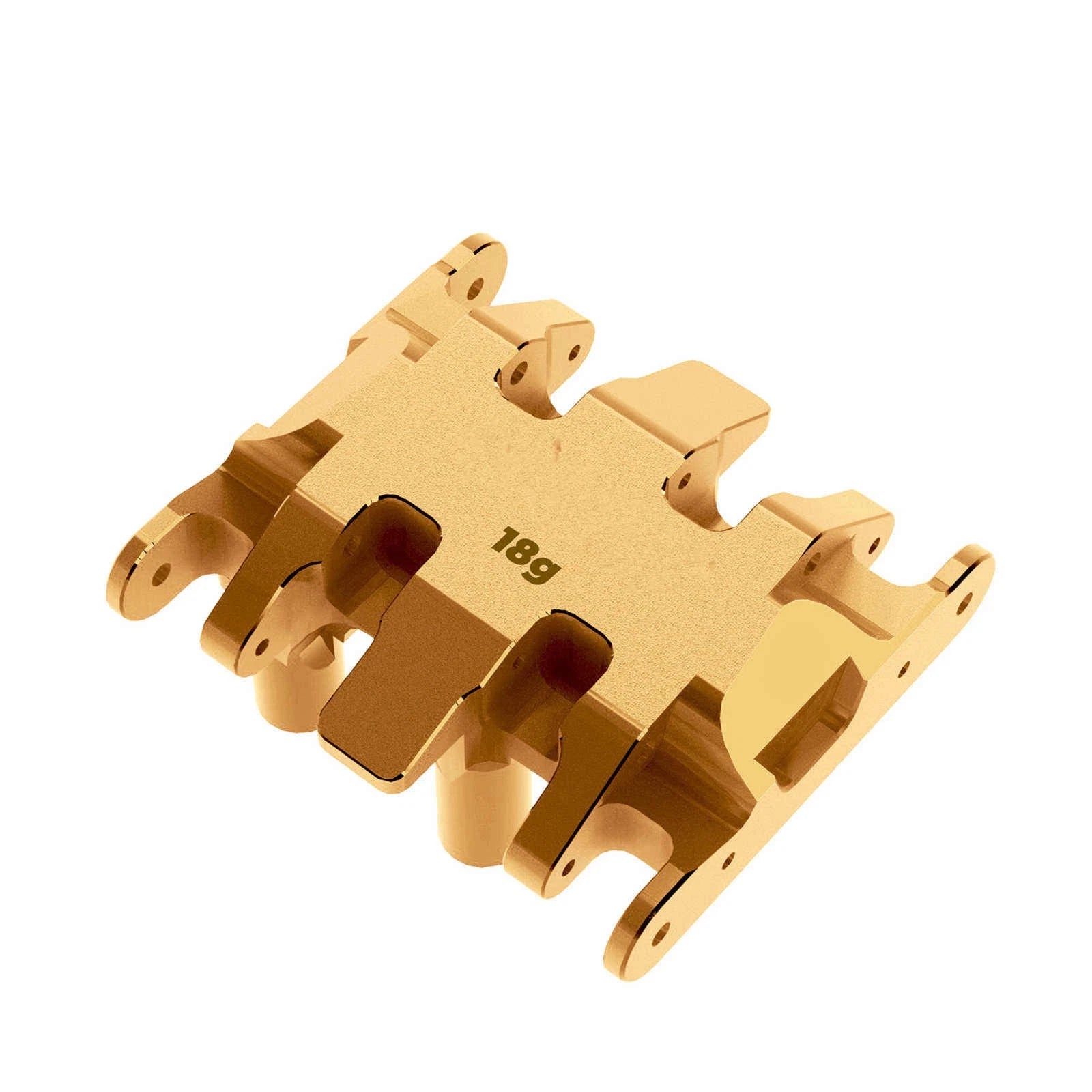Solid Brass Center Skid Plate For Axial Scx30 Gear | Built Supply Co
