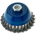 4" x 5/8-11 Stainless Steel Wire Knot Cup Brush by Unbranded