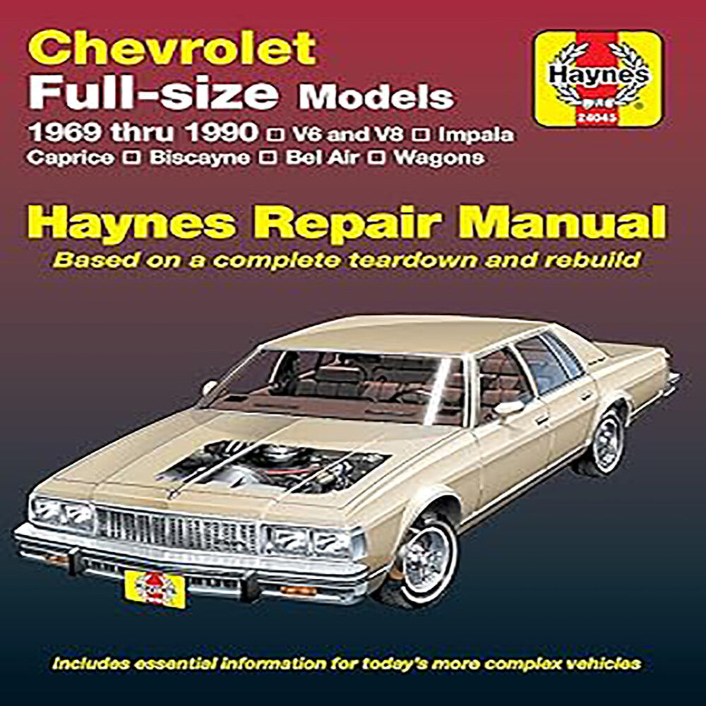 Chevrolet Full-Size V6 & V8 Repair Manual