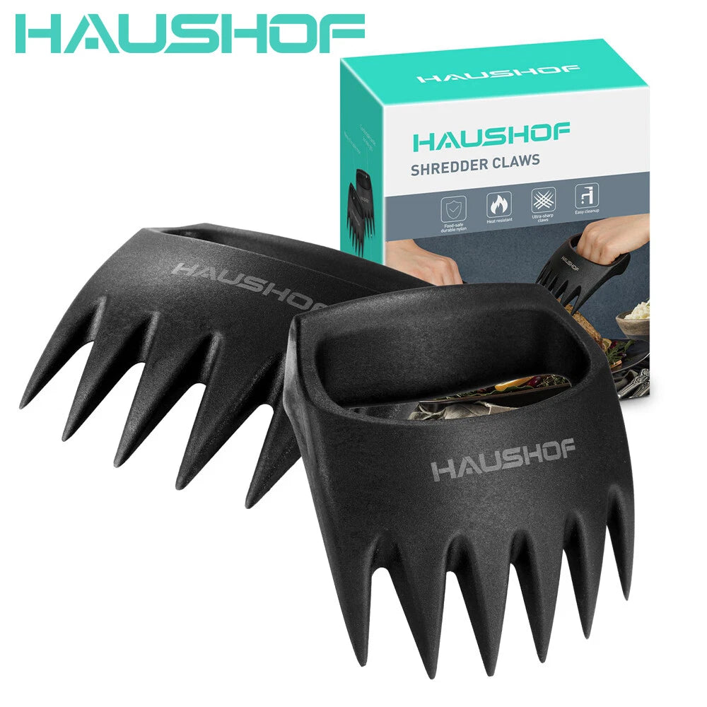 HAUSHOF Meat Claws Meat Shredder Claws for Shredding Bear Claws Meat- Grill Tool
